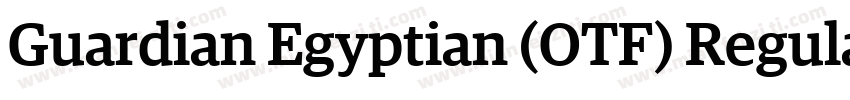 Guardian Egyptian (OTF) Regular字体转换